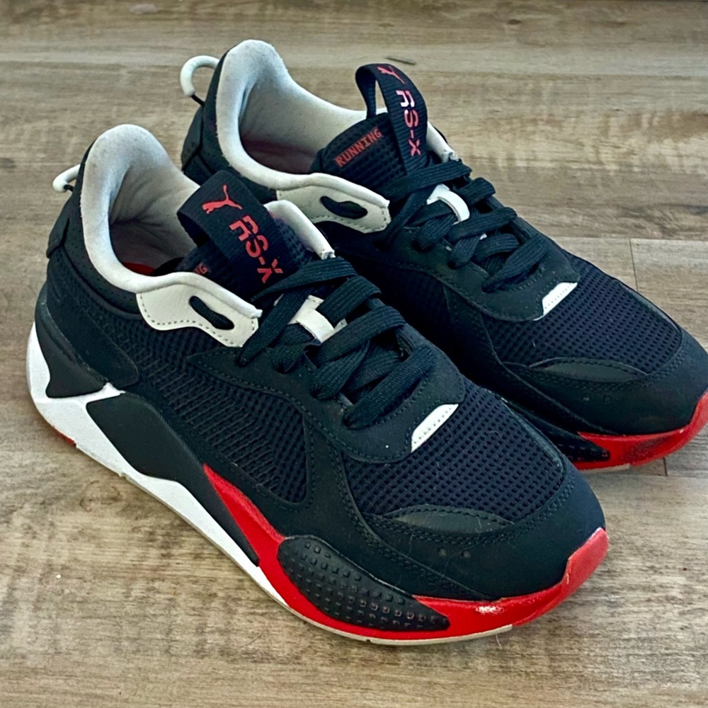 Puma RS-X low running shoes red/black/white‎ 6.5